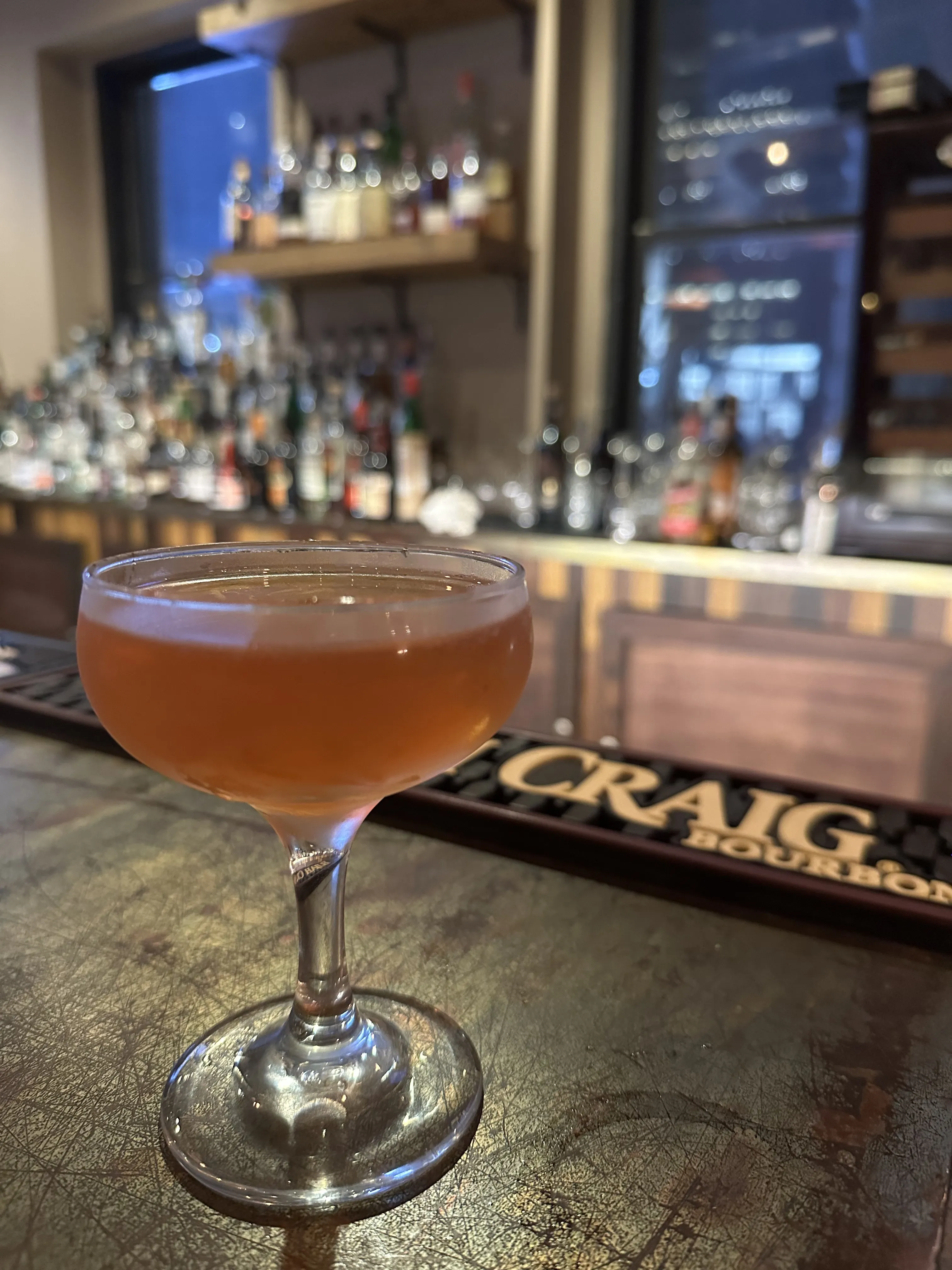 A cocktail at a Baltimore bar