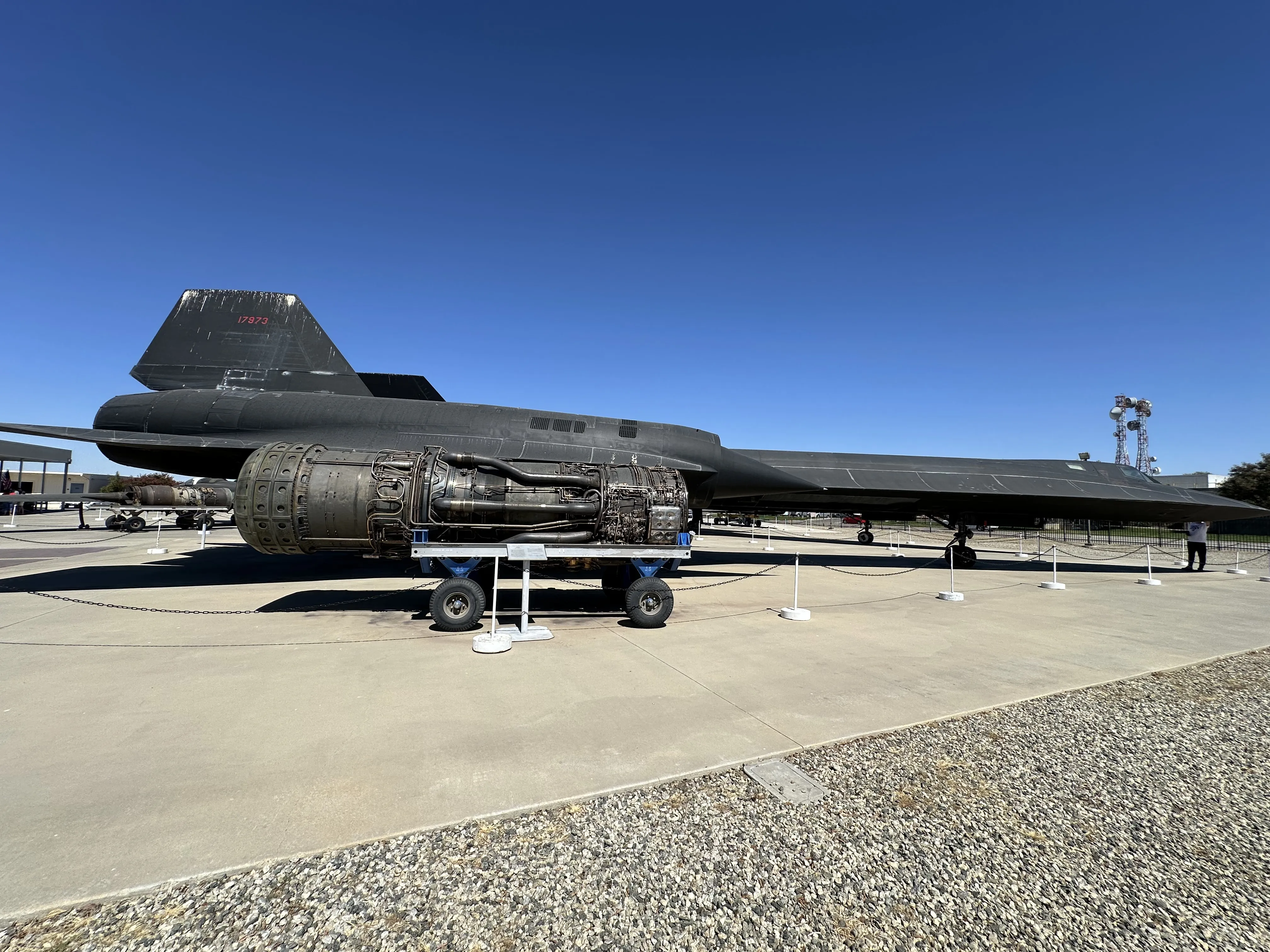 Lockheed SR-71 Blackbird on display at Palmdale's heritage airpark
